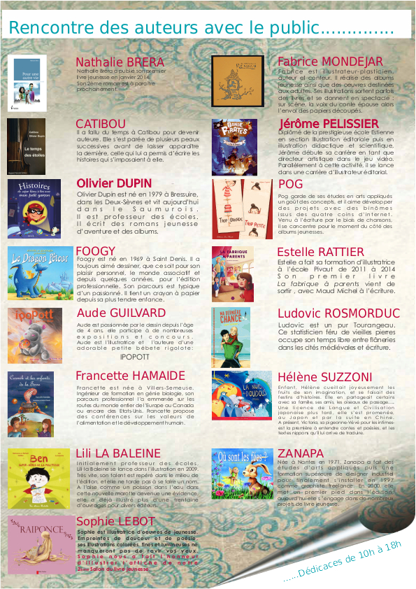 2ème page du programme